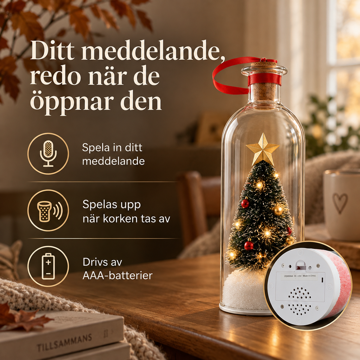 MinnesFlaska™ - Spara den lilla rösten innan den växer upp
