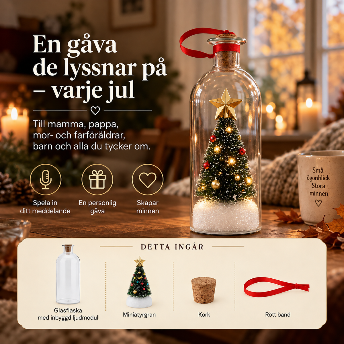 MinnesFlaska™ - Spara den lilla rösten innan den växer upp